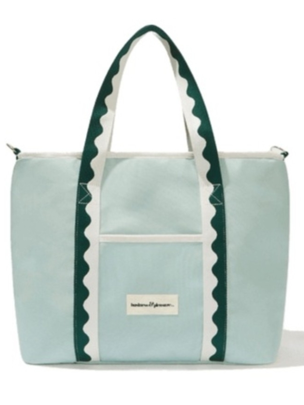 NWT Business & Pleasure The Holiday Cooler Tote Bag - Rivie Green - Picture 2 of 8